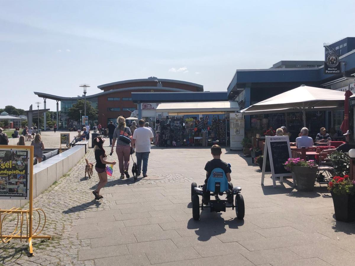Ferienwohnung Sandkueste Mit Strandkorb & Indoor Spielplatz ไฮลิเกนฮาเฟิน ภายนอก รูปภาพ
